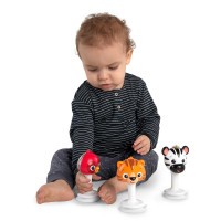 BABY EINSTEIN Chrastíci set 3 ks s přísavkami Rattle & Jingle Trio 6m +