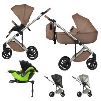 ANEX Kočárek kombinovaný Eli + KIDDY Evoluna i-size 2 + základna ANEX Kočárek kombinovaný Eli + KIDDY Evoluna i-size 2 + základna