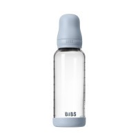 BIBS antikoliková skleněná lahev s kaučukovou savičkou 240ml
