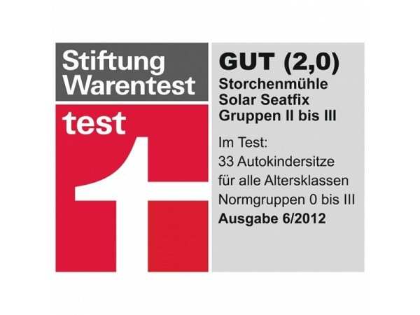 Autosedačka Storchenmühle Solar/ Solar SeatFix