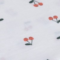 LÄSSIG Swaddle Burp blanket 85x85 Happy Fruits, 3 ks