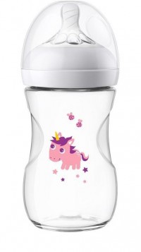 Láhev Avent Natural 260 ml, 1 ks jednorožec nová Láhev Avent Natural 260 ml, 1 ks jednorožec nová