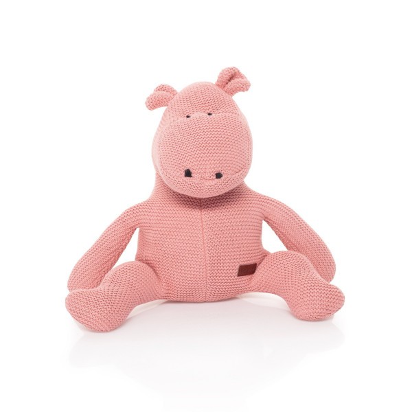 Pletená hračka Hroch, Pink - Pink