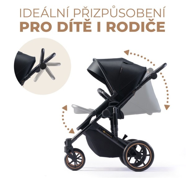 KINDERKRAFT SELECT Kočárek kombinovaný 3v1 Prime 2