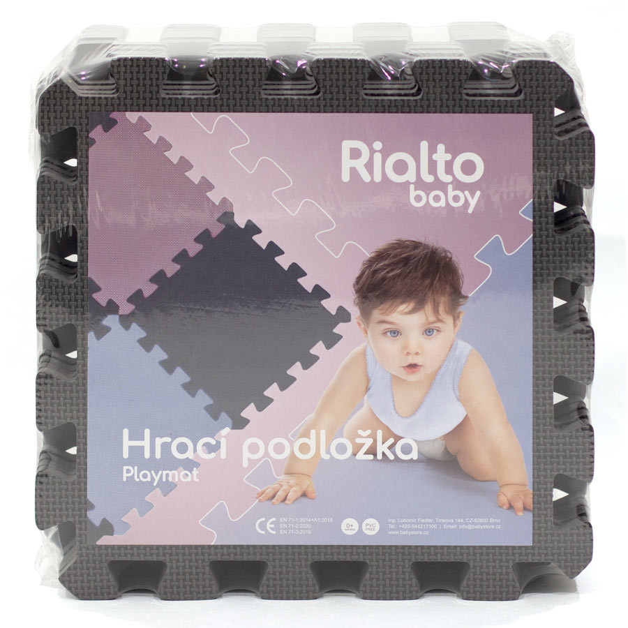 RIALTO BABY Hrací podložka puzzle 90x90 cm