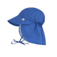 Sun Protection Flap Hat blue