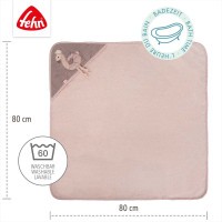 BABY FEHN Ručník s kapucí z kolekce Lazy, Crazy & Pink
