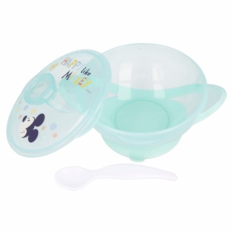 THERMOBABY Miska s přísavkou a víčkem