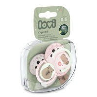 LOVI Dudlík svítící silikonový dynamický CAPICHILL 0-6m 2ks