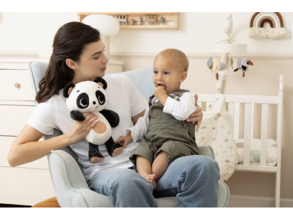 TINY LOVE Usínáček Panda Black & White