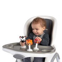 BABY EINSTEIN Chrastítka, Set 3 ks s přísavkami Rattle&Jingle Trio 6m+