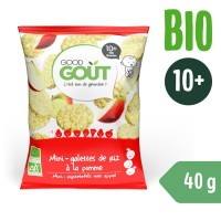 GOOD GOUT BIO MINI RÝŽOVÉ KOLÁČKY S JABLKY 40 G