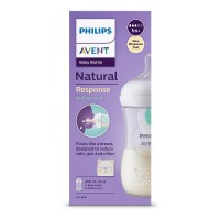 Avent Philips láhev Natural Response s ventilem AirFree medvěd 260 ml bílá