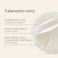 LANSINOH Pratelné vložky do podprsenky 4ks