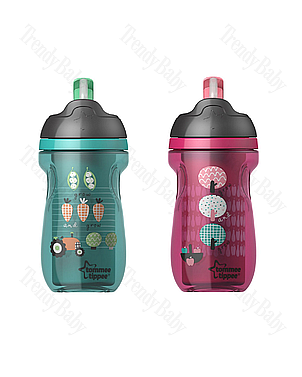 Netekoucí termohrnek s brčkem Explora 260ml 12m+
