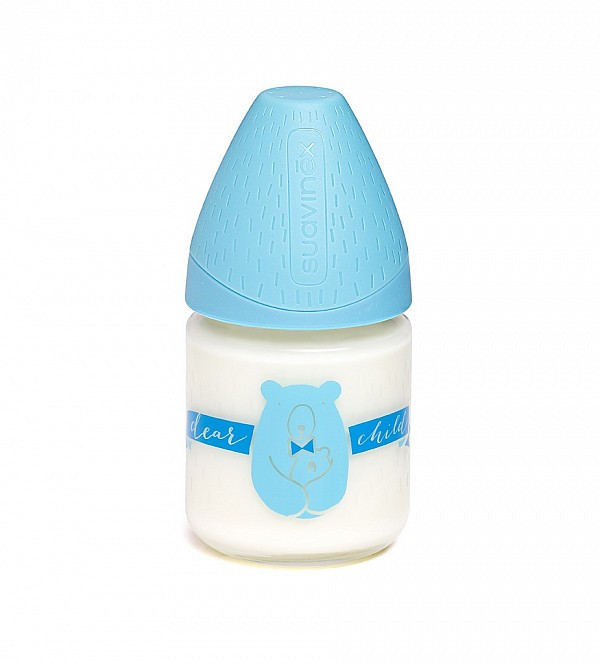 Suavinex MFL Láhev SKLO 120 ml anatomická savička