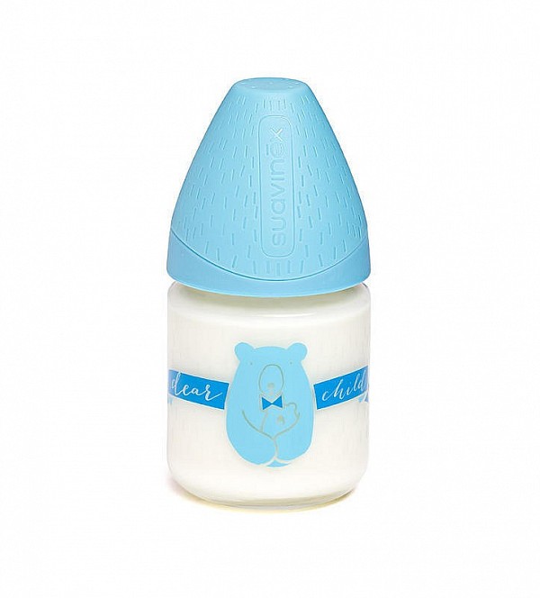 Suavinex MFL Láhev SKLO 120 ml anatomická savička