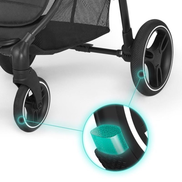 Kočárek sportovní Grande LX Grey Kinderkraft + Dětské odrážedlo 2WAY Next