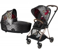 Kočárek CYBEX Mios Seat Pack Fashion Rebellious 2021 včetně korby, podvozek Mios