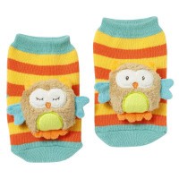 Baby Fehn Chrastící ponožky sova Forest Sova
