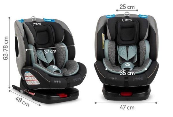 MOMI Autosedačka TORDI otočná 360