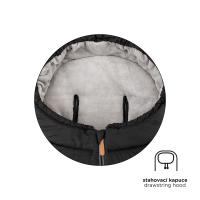 PETITE&MARS Set zimní fusak Jibot 3v1 + rukavice na kočárek Jasie