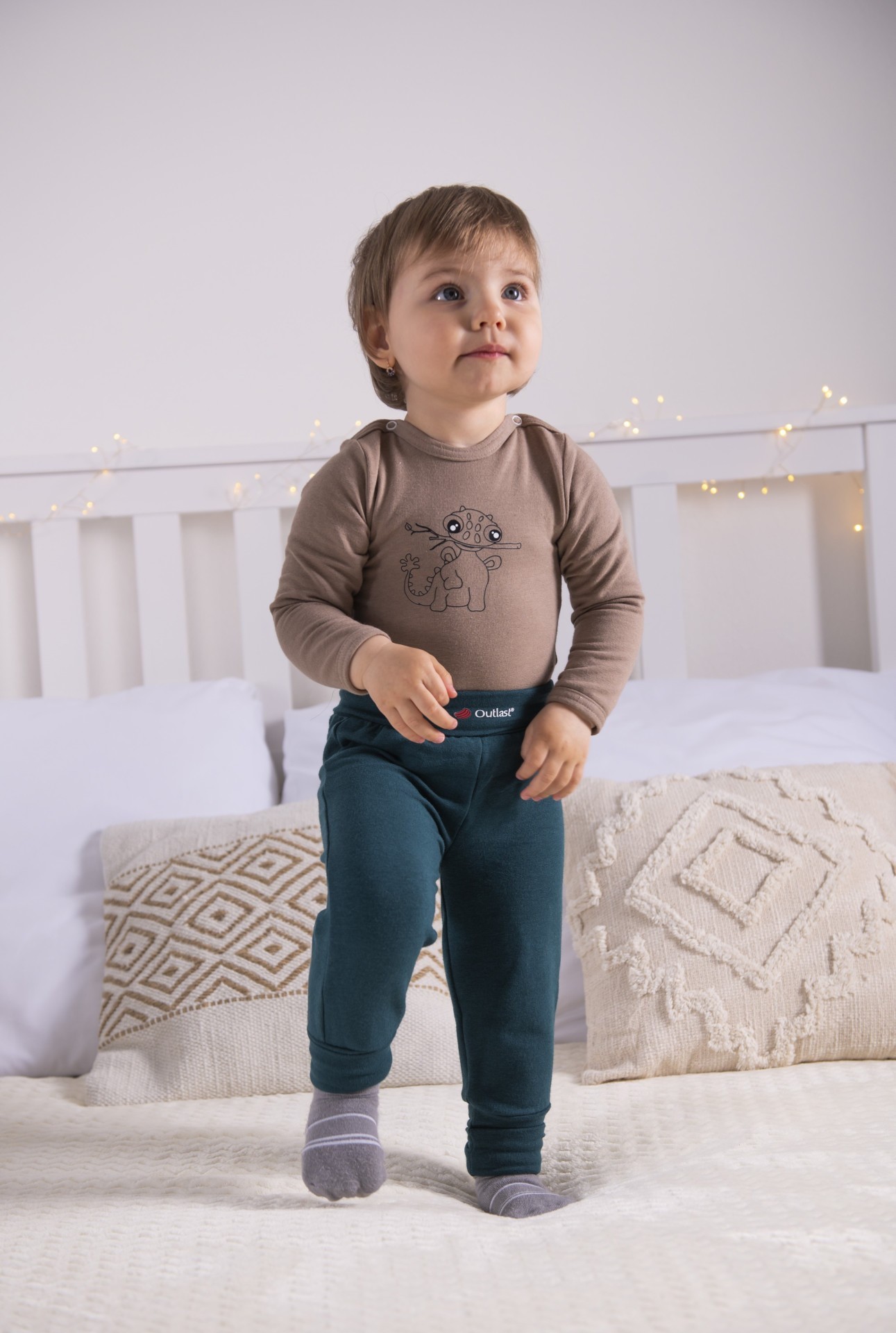 LITTLE ANGEL Body smyk obrázek Outlast® - oříšková