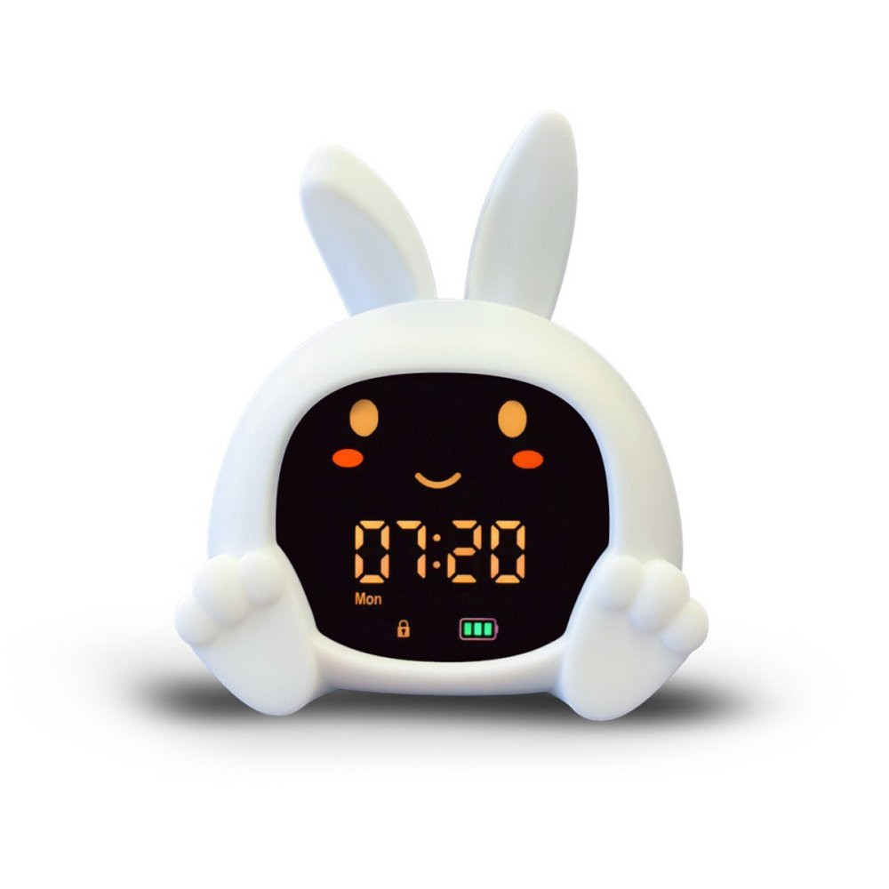 ZAZU Králíček SARAH  - tréninkový budík s nočním světlem a melodiemi - Králíček SARAH