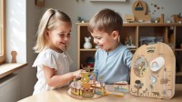 ZOPA Dřevěná Montessori deska Počasí
