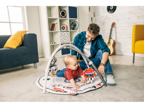 TINY LOVE Hrací deka s hrazdou Gymini Tiny Rockers