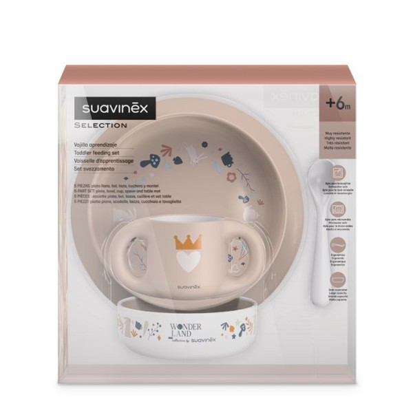 SUAVINEX  Jídelní set WONDERLAND +6 m