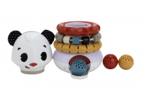 TINY LOVE Hudební pyramida s kroužky Tiny Rockers Panda