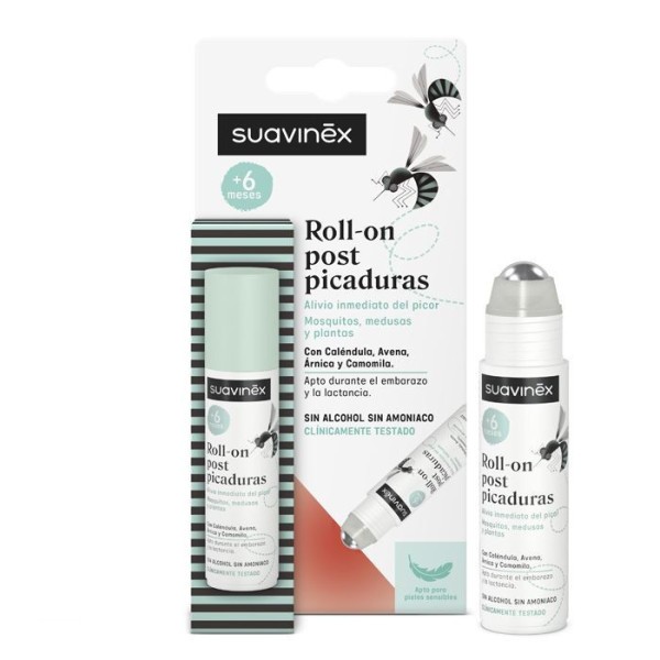 SUAVINEX Citronella Tyčinka roll-on po kousnutí hmyzem, komárem, vší i klíštětem 15 ml NOVINKA