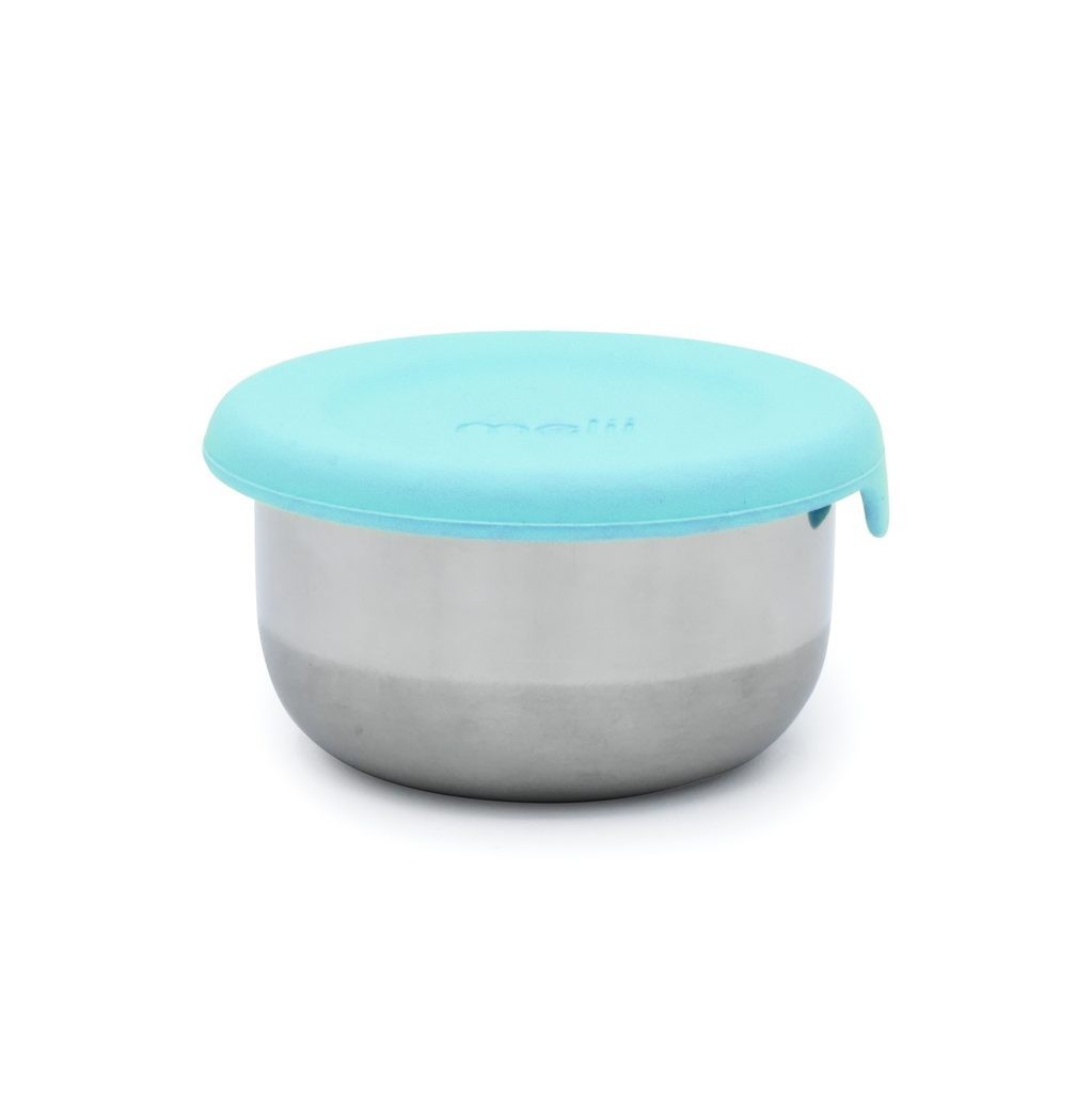 MELII Nerezová dóza 89 ml se silikonovým víčkem 3ks