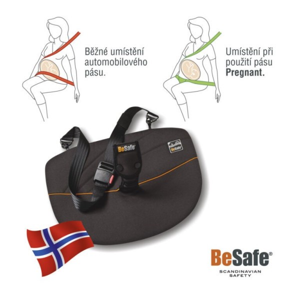 BESAFE Pás do auta Pregnant iZi fix