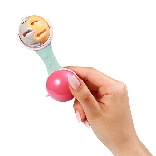 BABYONO Chrastítko s kousátkem 3m+ Ball