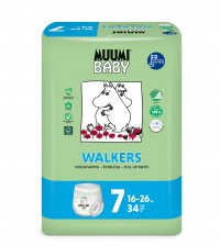 Muumi Baby Walkers 7 XL 16-26 kg kalhotkové eko pleny