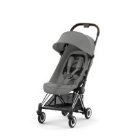 CYBEX COYA Chrome Dark Brown Golfový kočárek