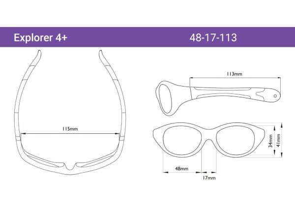 REAL SHADES Sluneční brýle Explorer 4+
