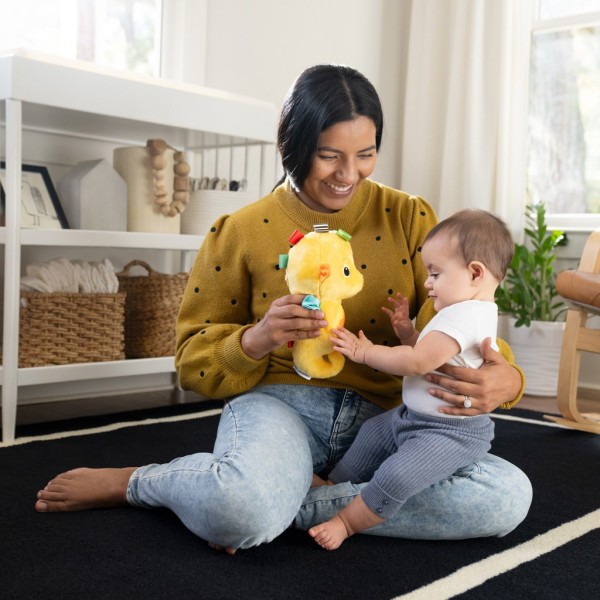 BABY EINSTEIN Hračka uklidňující se senzorem pláče mořský koník Sea Dreams Seahorse™ 0m+