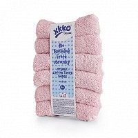 KIKKO ubrousky BIObavlněné froté Organic 21x21 (6ks)