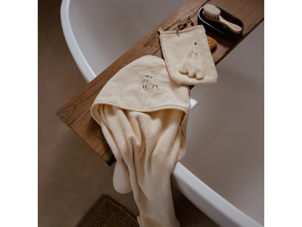 LITTLE DUTCH Dárková sada s osuškou Husa Newborn Naturals