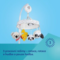 CANPOL BABIES Senzorický plyšový kolotoč s melodiemi/bluetooth BabiesBoo