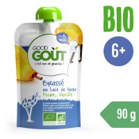 GOOD GOUT BIO VANILKOVÝ JOGURT S HRUŠKOU 90 G