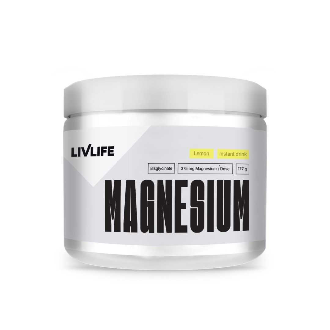 LIVLIFE Magnesium bysglicinate 12% drink - Citron 177 g