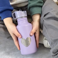 LÄSSIG Nerezová lahvička Bottle Stainless Steel Little Gang, 500 ml