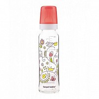 Canpol babies láhev skleněná s potiskem new 240ml Canpol babies láhev skleněná s potiskem new 240ml