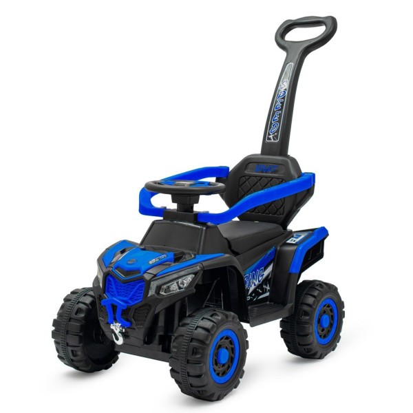 BABY MIX Dětské elektrické odrážedlo Ruggy s vodící tyčí