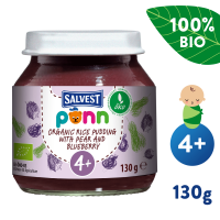 Salvest Põnn BIO Hruškovo-borůvkové pyré s jáhly (130 g)
