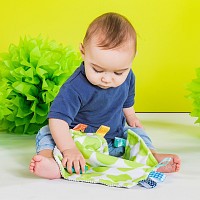 Dečka mazlící  na C kroužku Little Taggies palmy 0m+